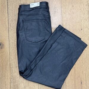 Edge Dark Gray Ankle Slim Straight Jeans